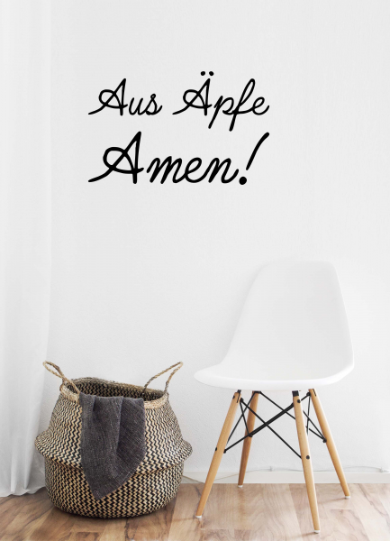 Aus Äpfe Amen!